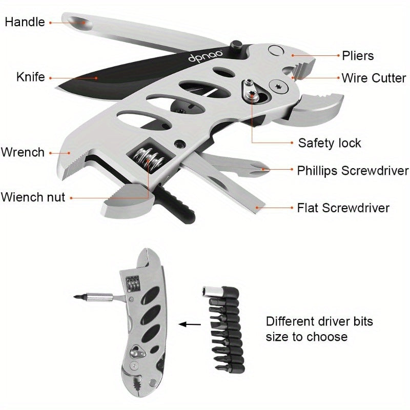 7-in-1 Stainless Steel Multitool Wrench