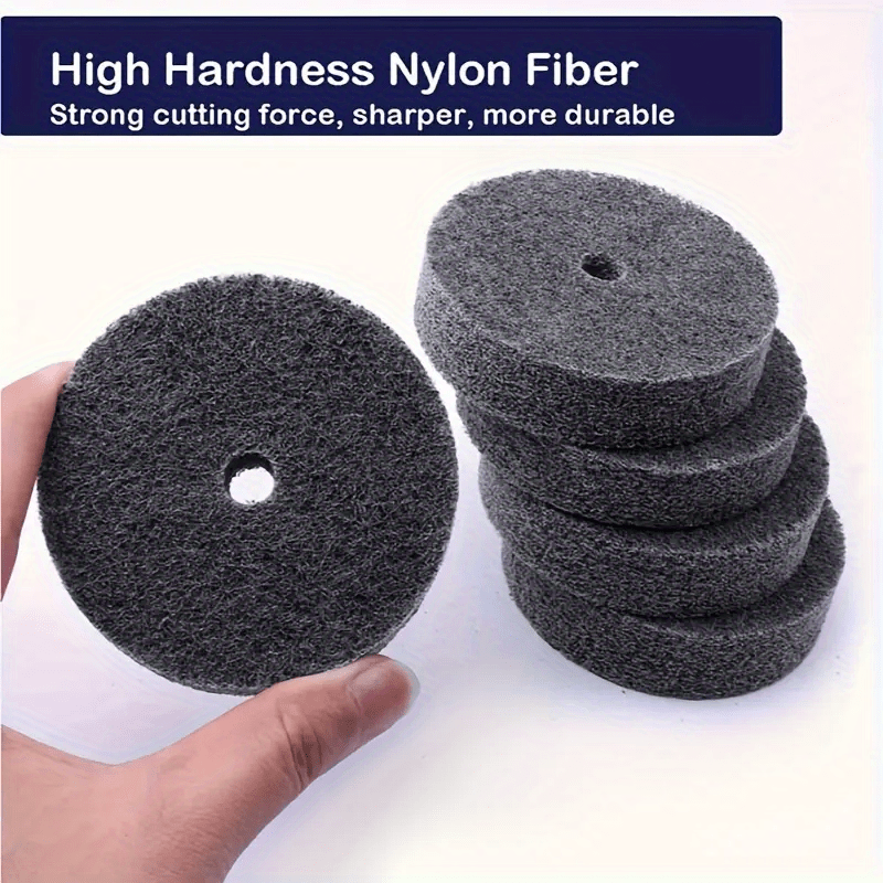 6 3-inch fiber polishing wheels