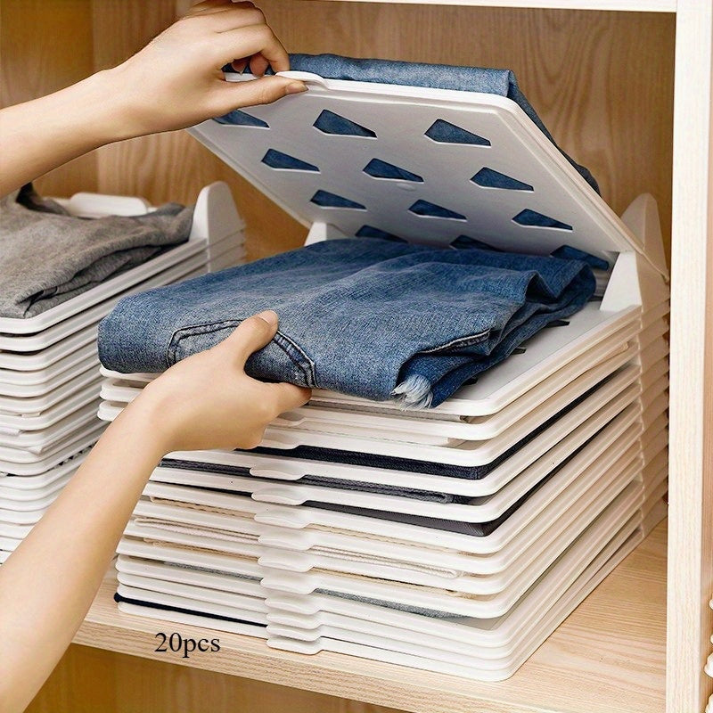 20pcs White Plastic Closet Organizer Boards