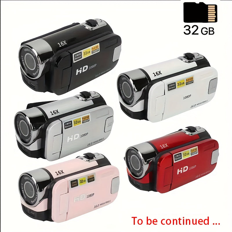 A Camera with A 270° Rotating LED Flip Screen