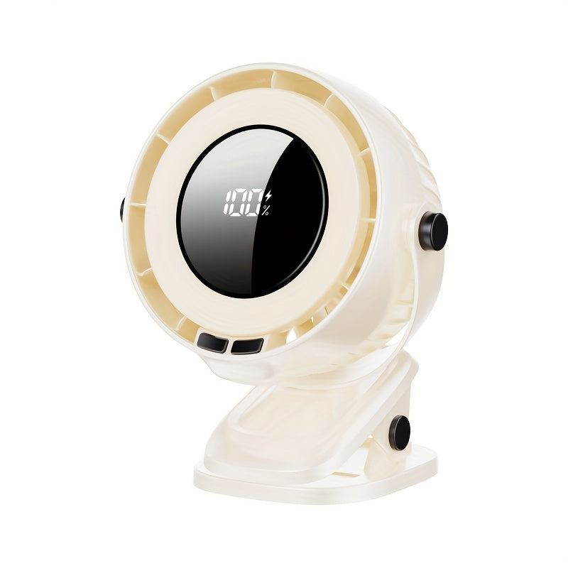 Ultra-Quiet Portable Clip-On Fan
