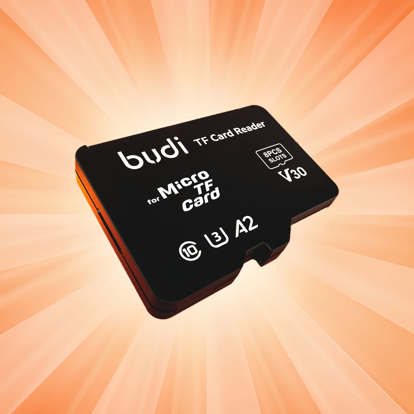 Black Multi-Function Portable Card Reader