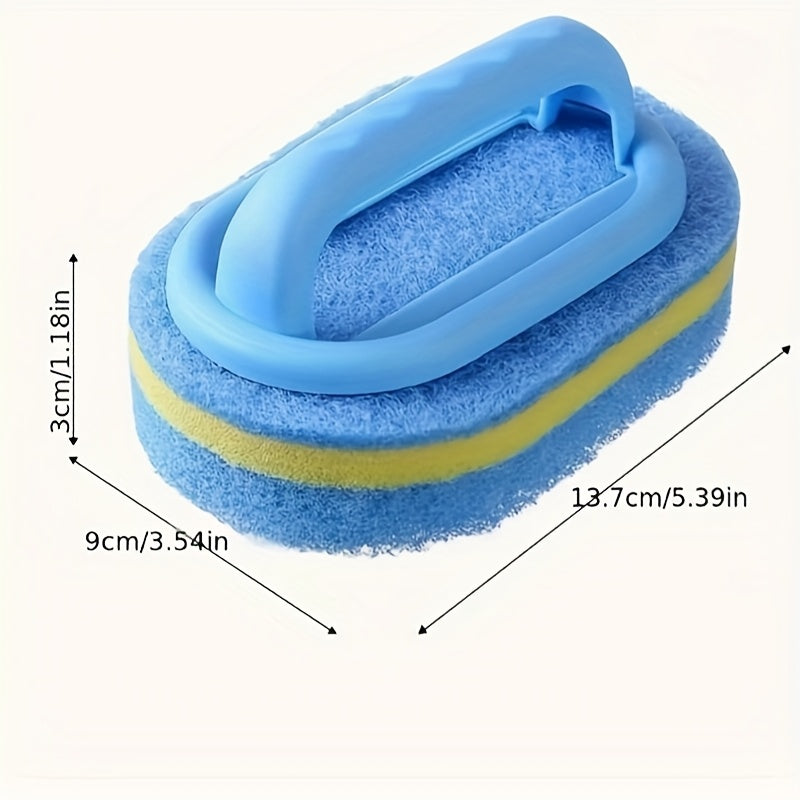 10pcs Cleaning Brush Sponges with Handles