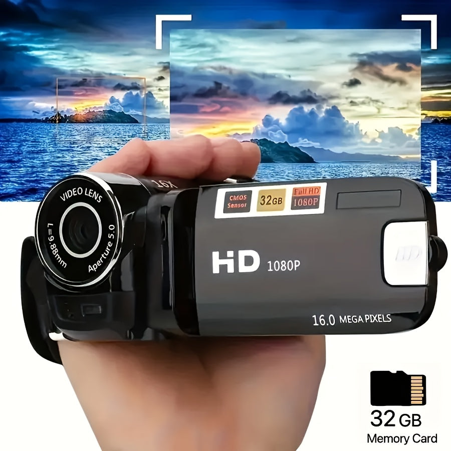 A Camera with A 270° Rotating LED Flip Screen
