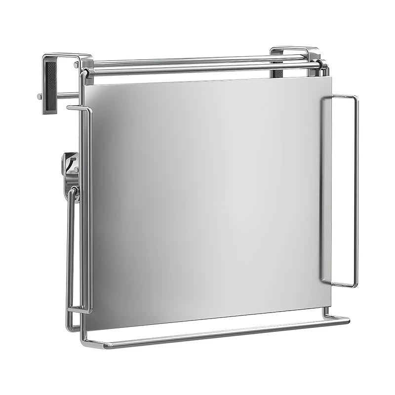 Stainless steel foldable tabletop storage rack