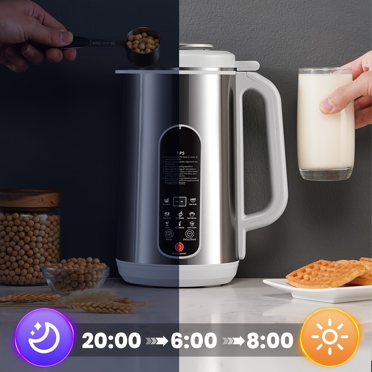 Stainless Steel Automatic Nut Milk Machine