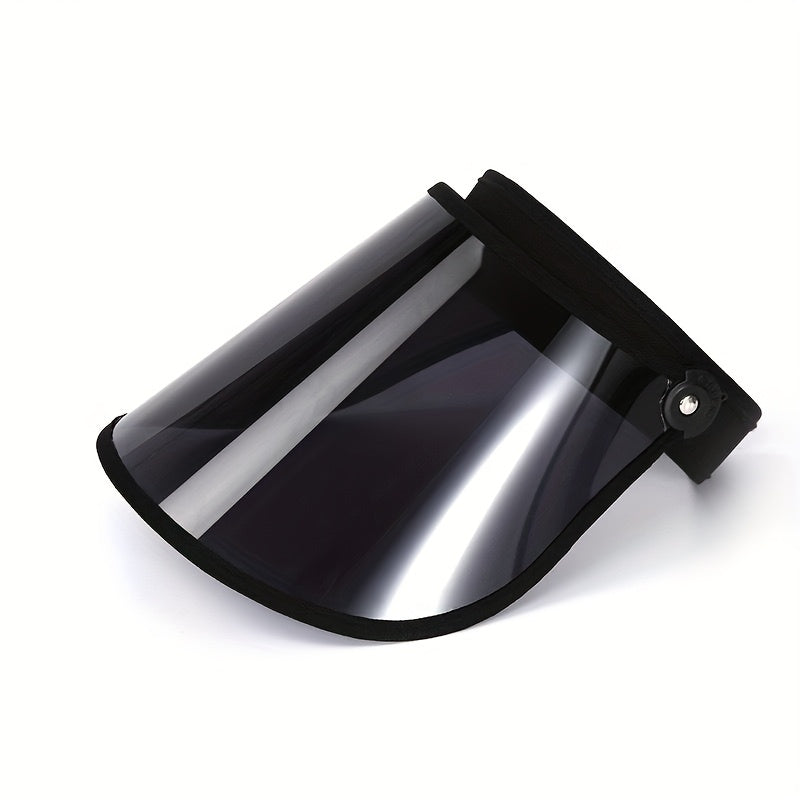 Black transparent bicycle visor