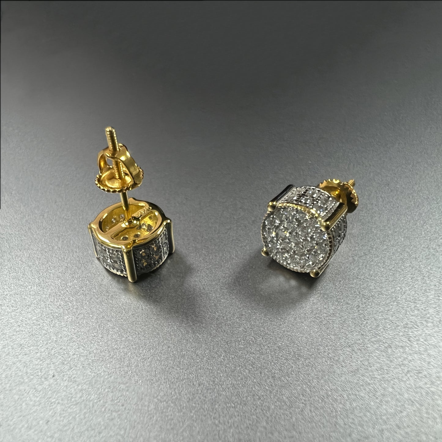 Two pairs of Moissanite Earrings