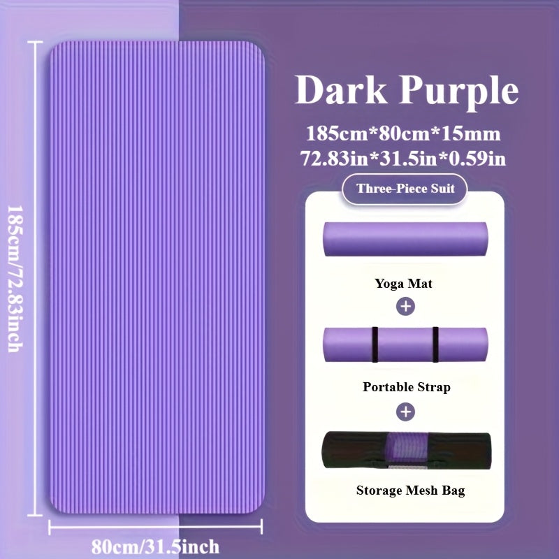 1pc Ultra-Thick Yoga Mat for Women