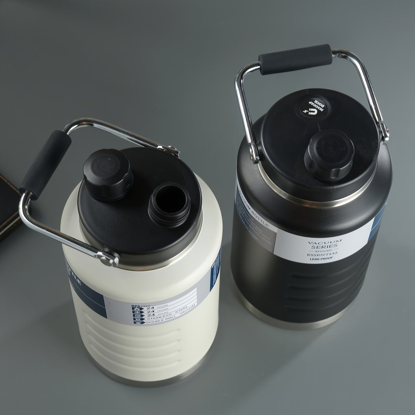 Stainless Steel Insulated Vacuum Bottle 2000ml with Magnetic Lid