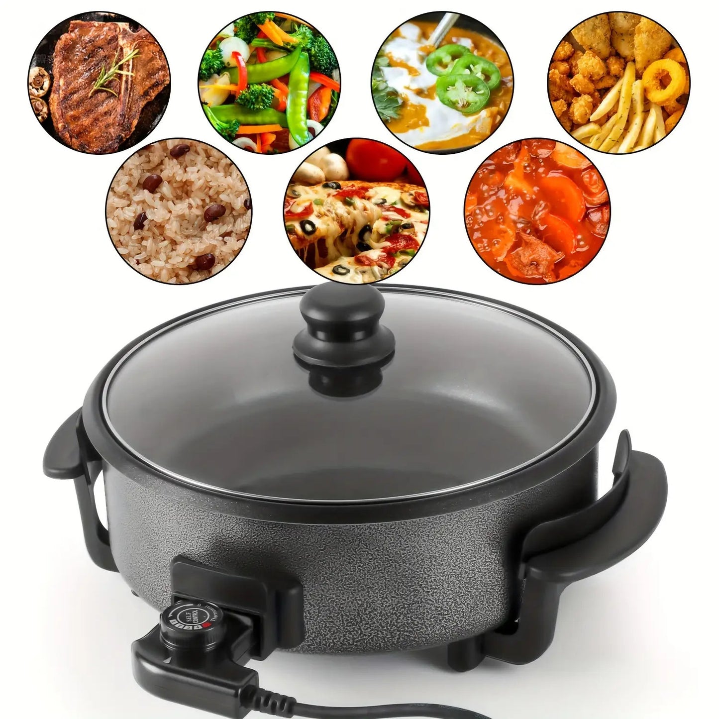 Multifunctional electric hot pot