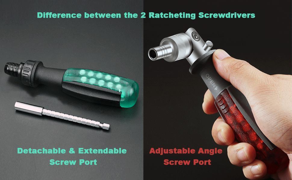 1 Ratchet Screwdriver Set