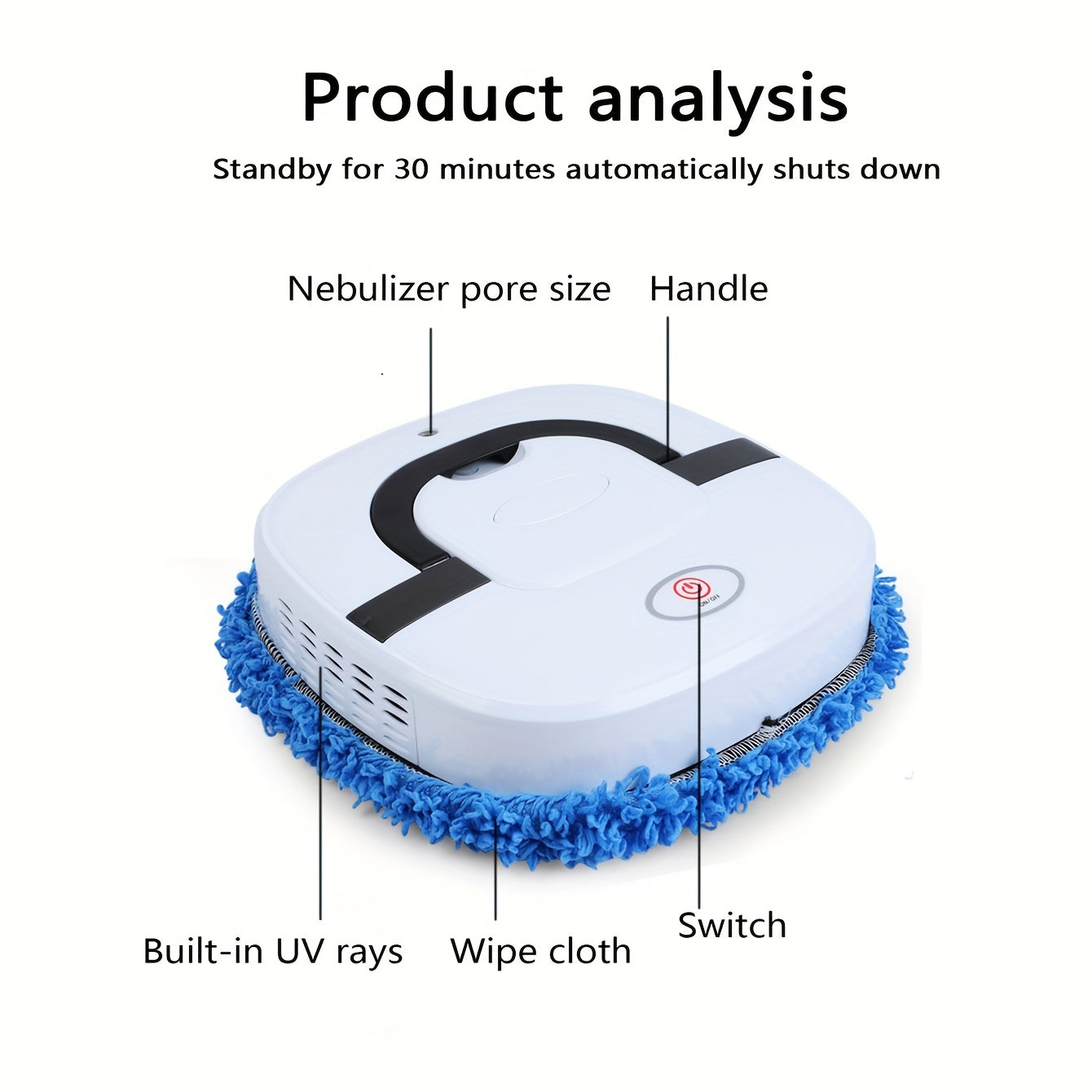 USB Rechargeable Smart Robot Mopper