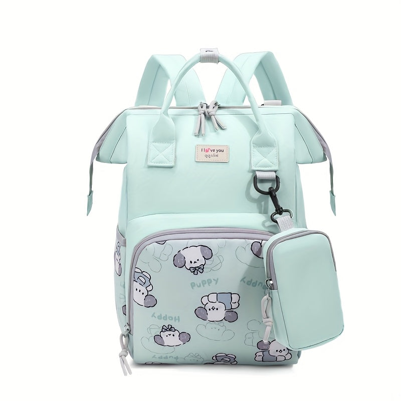 Spacious Cute Cartoon Prints Backpack