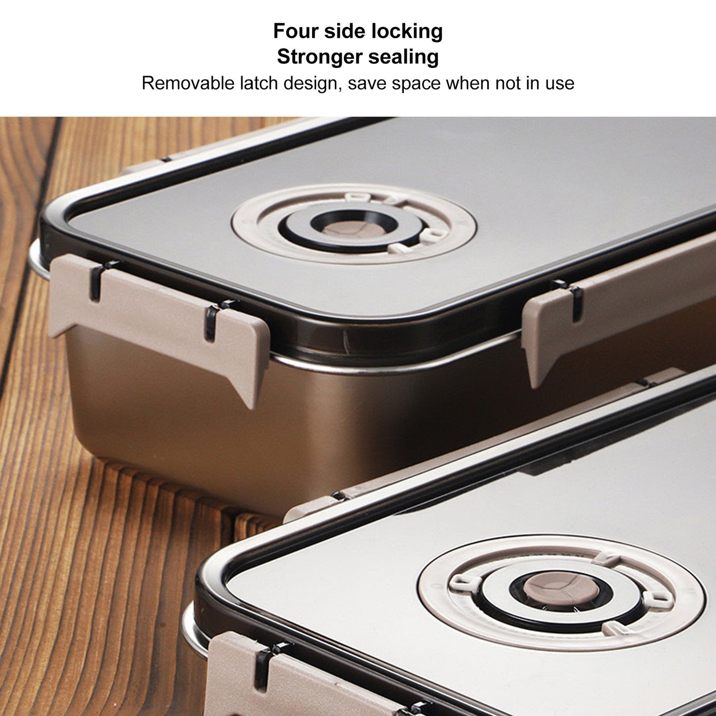 Stainless Steel Airtight Storage Containers 3-Pack