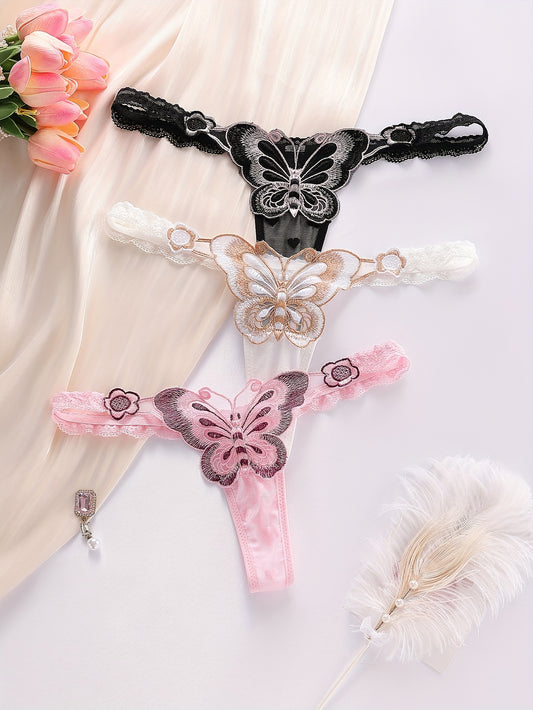 3pcs Women's Thong Underwear