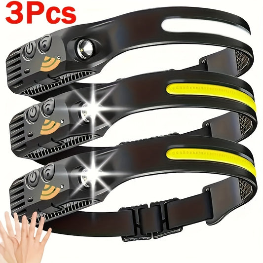 Ultra-bright Rechargeable230°Wide Angle LED Headlamp