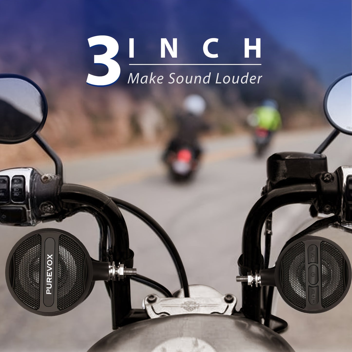 Wireless Motorcycle Audio Stereo Speaker