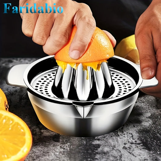 2pcs Stainless Steel Manual Citrus Juicer