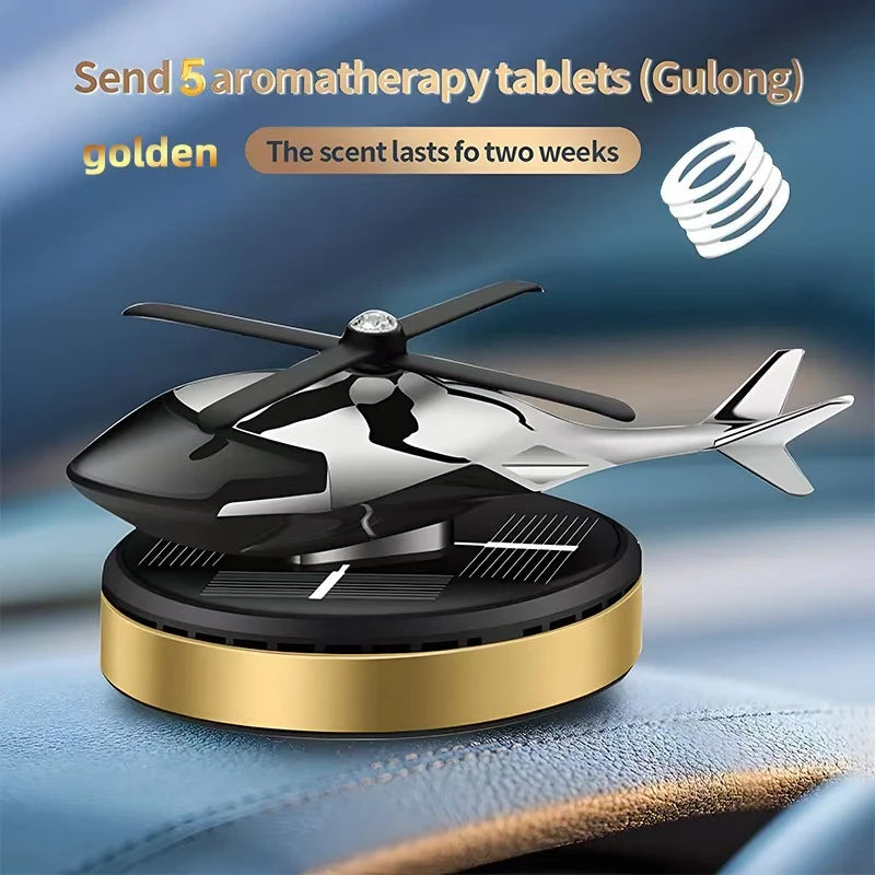 Solar-Powered 360° Rotating Car Aromatherapy Diffuser