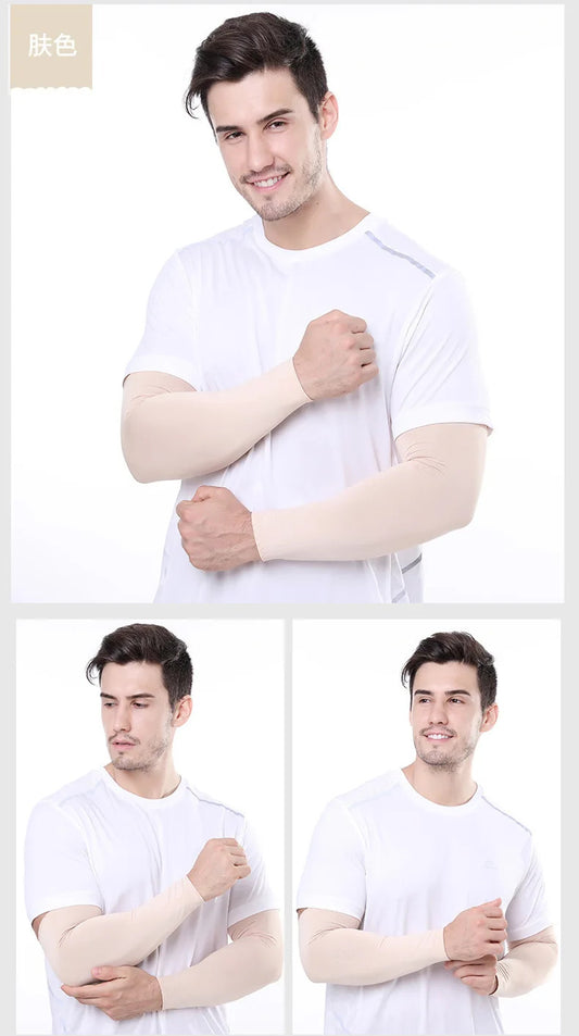 Unisex Cooling Arm Sleeves Cover Sports Running