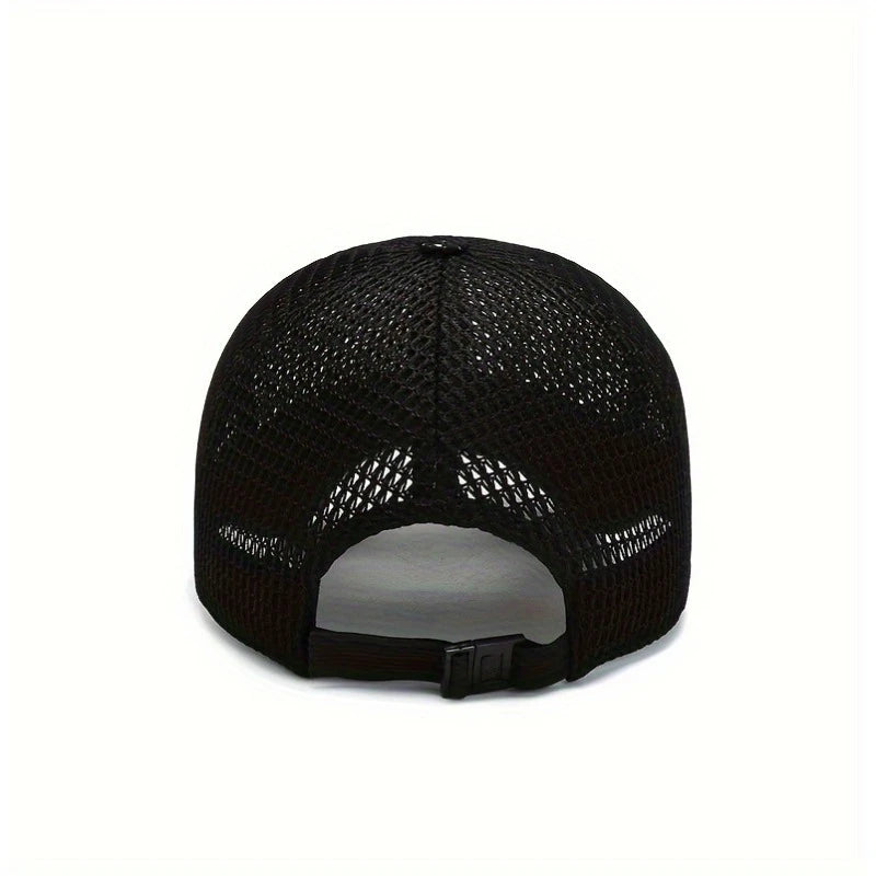 Breathable mesh baseball cap