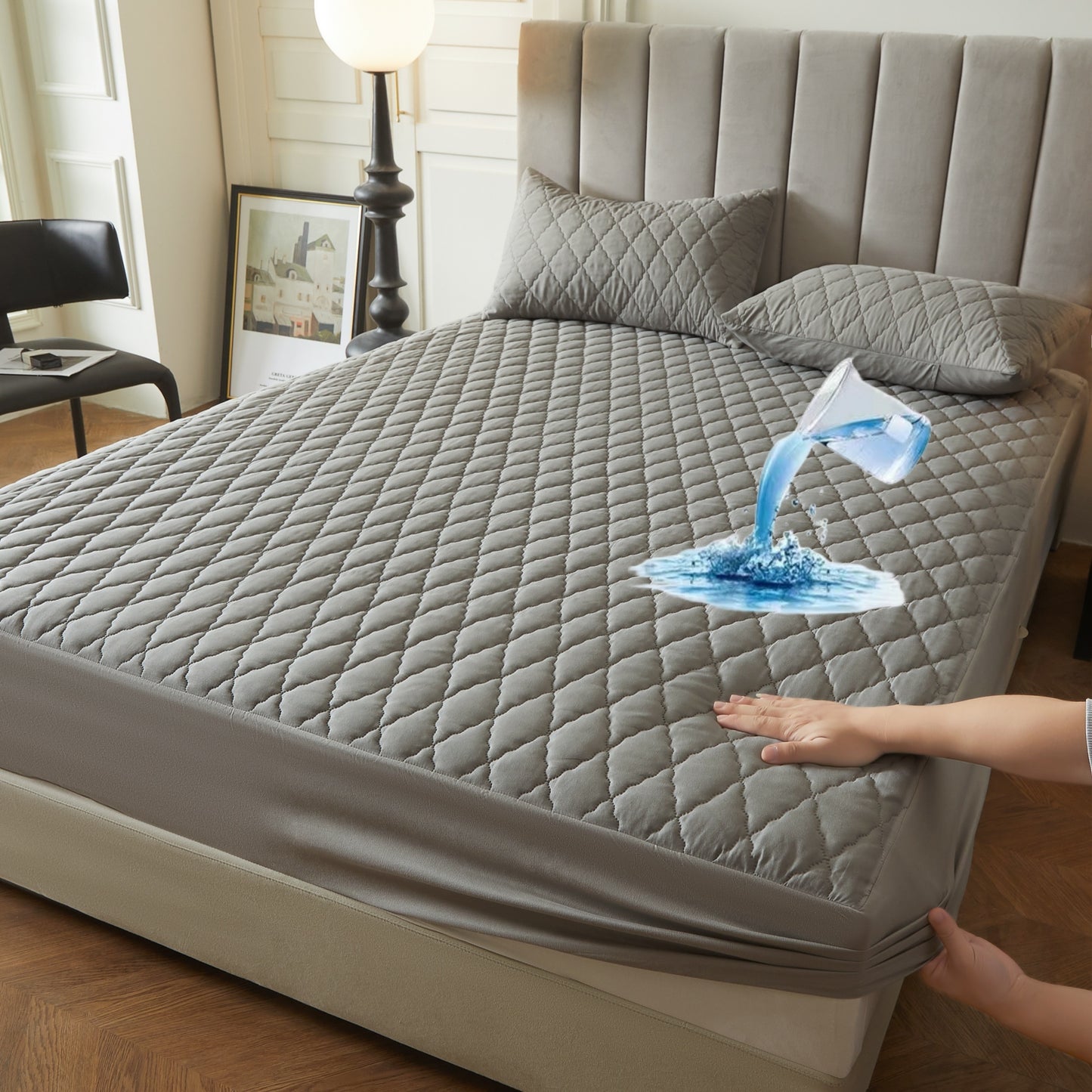1 piece waterproof mattress cover