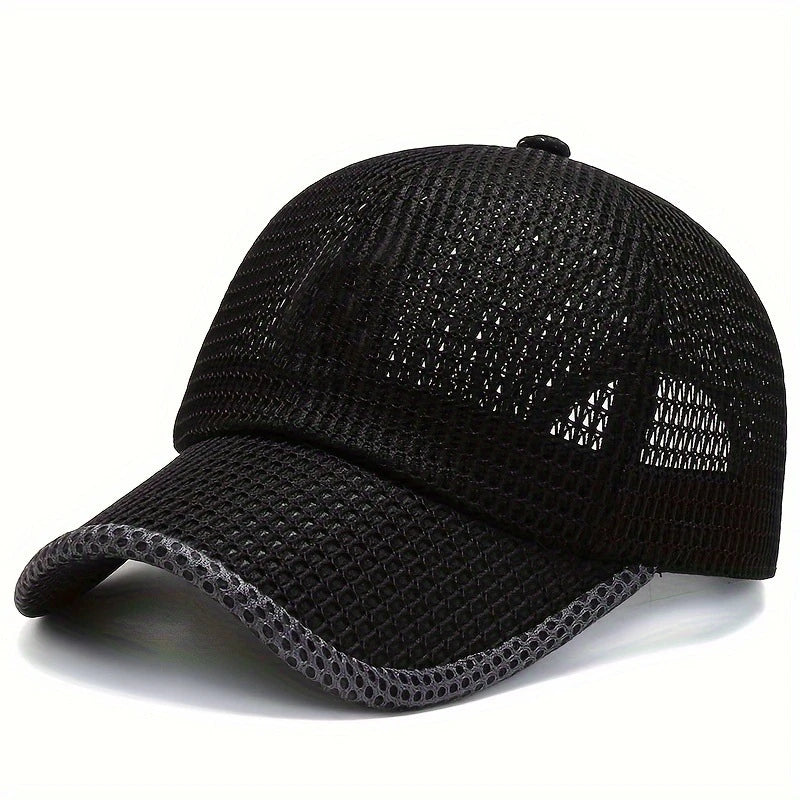 Breathable mesh baseball cap