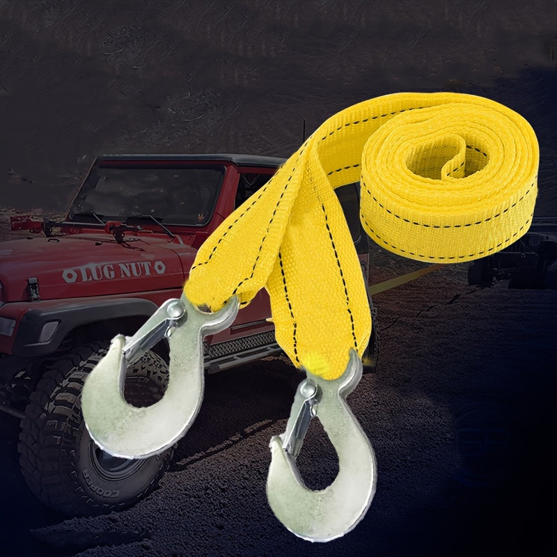 Thickened tow rope traction belt
