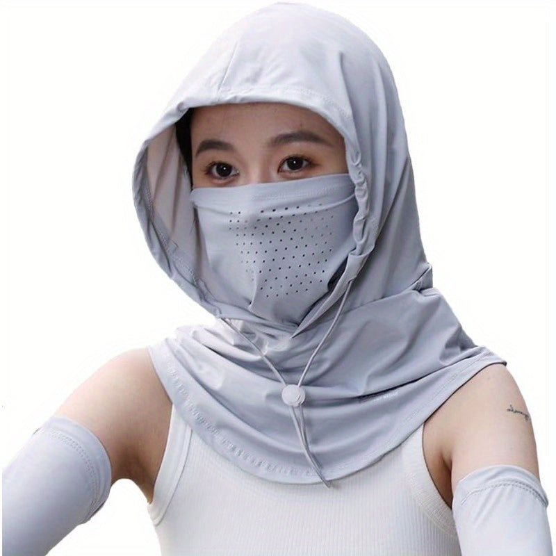 Women'sProtectionHat with Neck Guard & Face Mask