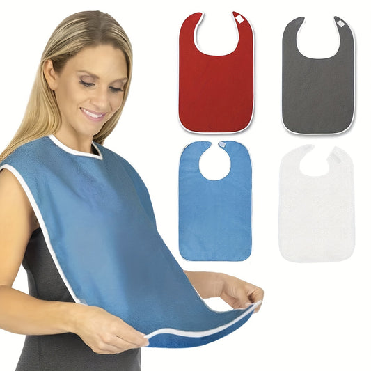 4-Pack Adult Bibs for Eating