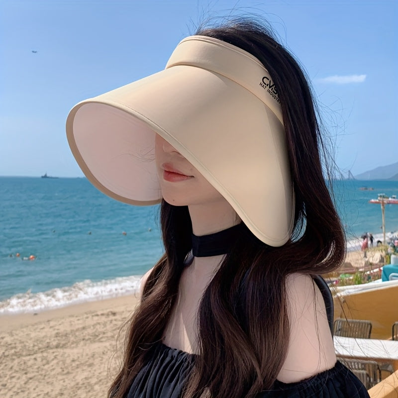 Women's Summer Wide Brim Topless Hat