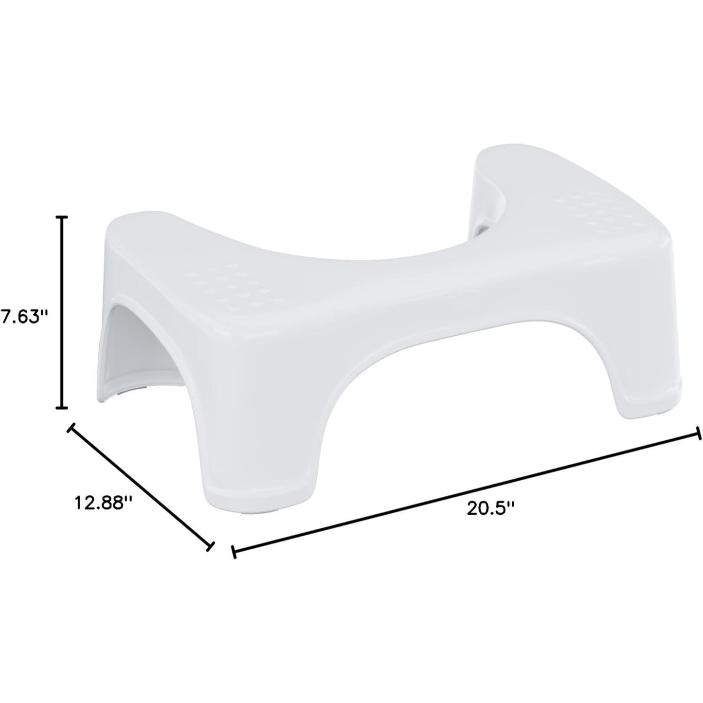 Squatty Potty Standard 7" Toilet Stool, White