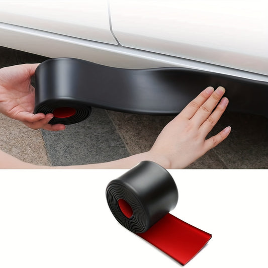 Universal Fit Rubber Car Side Guards - Anti-Scratch & Impact Protection