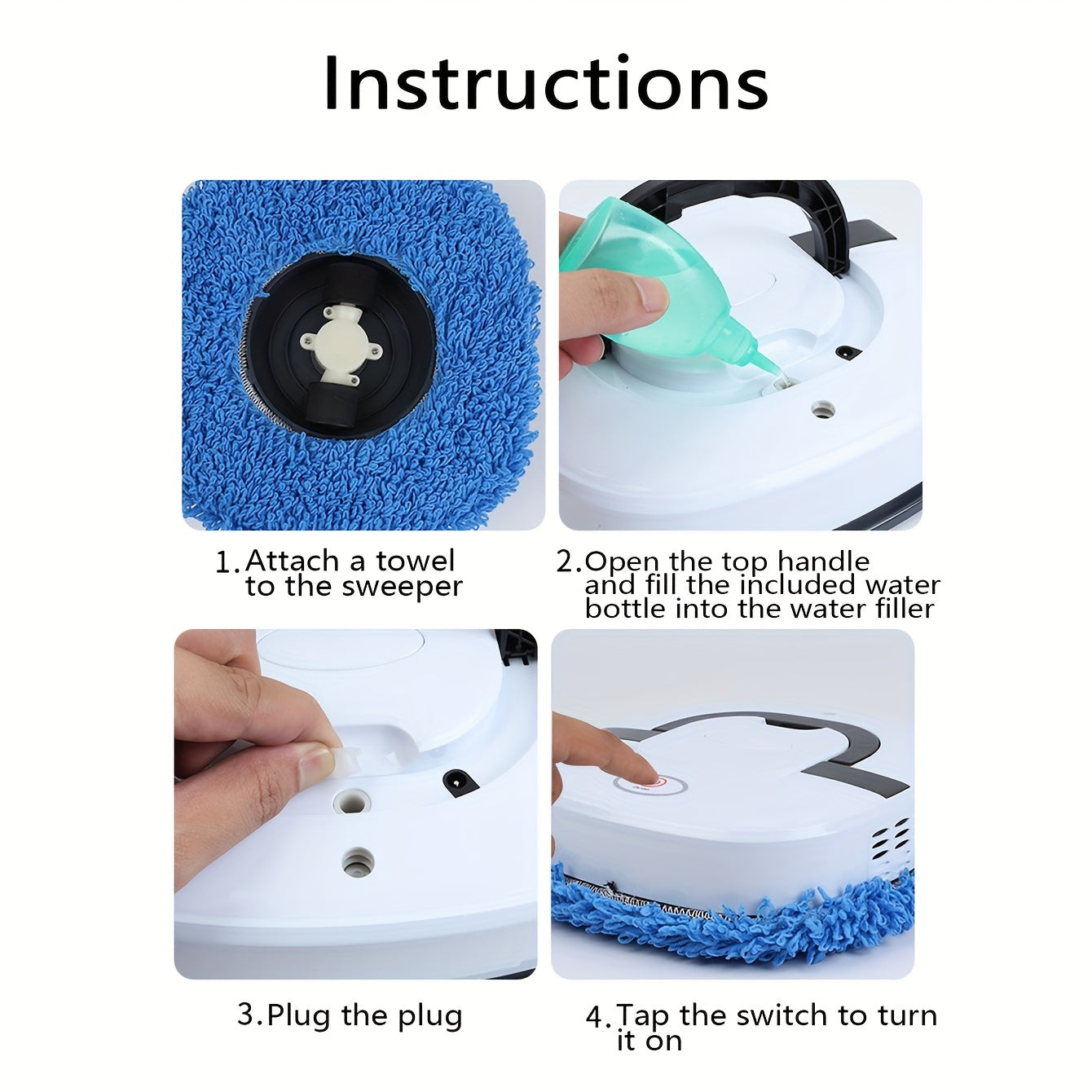 USB Rechargeable Smart Robot Mopper