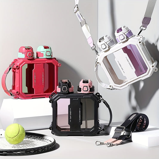 Large Capacity Dual-Compartment Water Bottle with Temperature Control