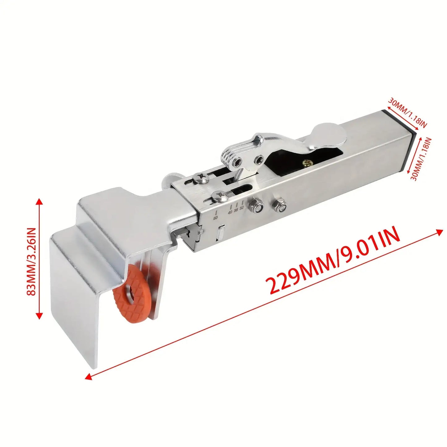 Durable 1pc Adjustable Metal Drawer Clamp with Telescopic Panel Holder