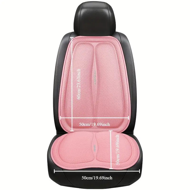 2pcs Set, Universal Car Seat Cushion + Backrest Padasons, Perfect Gift for Car Owners, Enhances Driving Experience