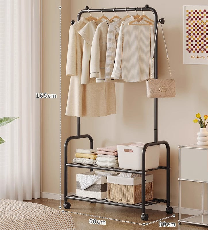 Vertical clothing rack