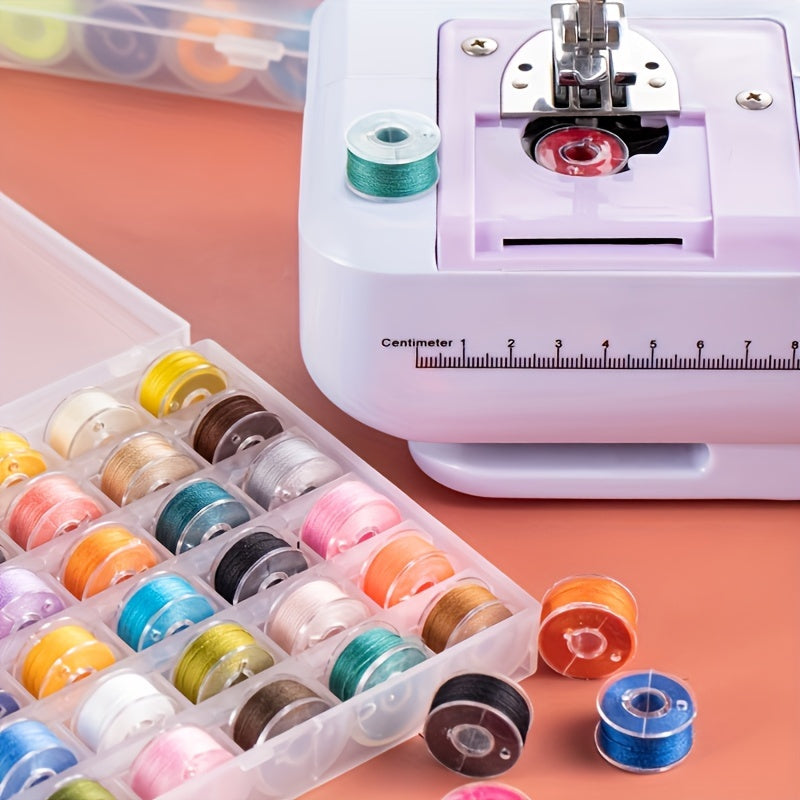 25pcs set of multi-color sewing thread with spool