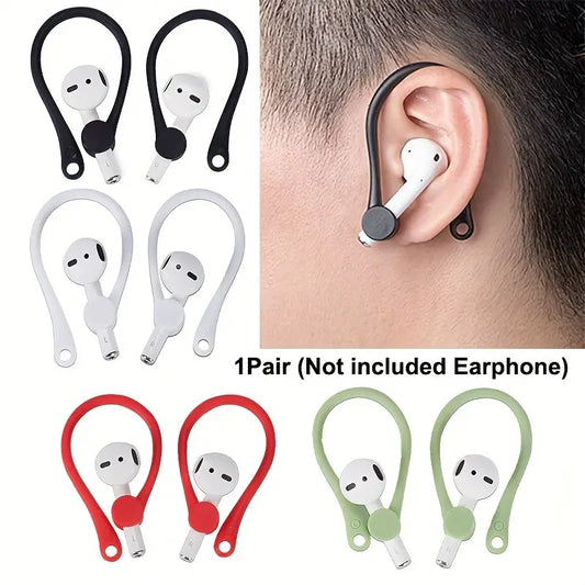 4 Pairs Silicone Earloops For Airpod Hook