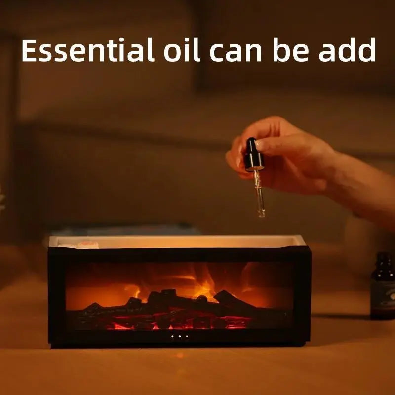 USB-Powered Simulated Flame Aroma Diffuser