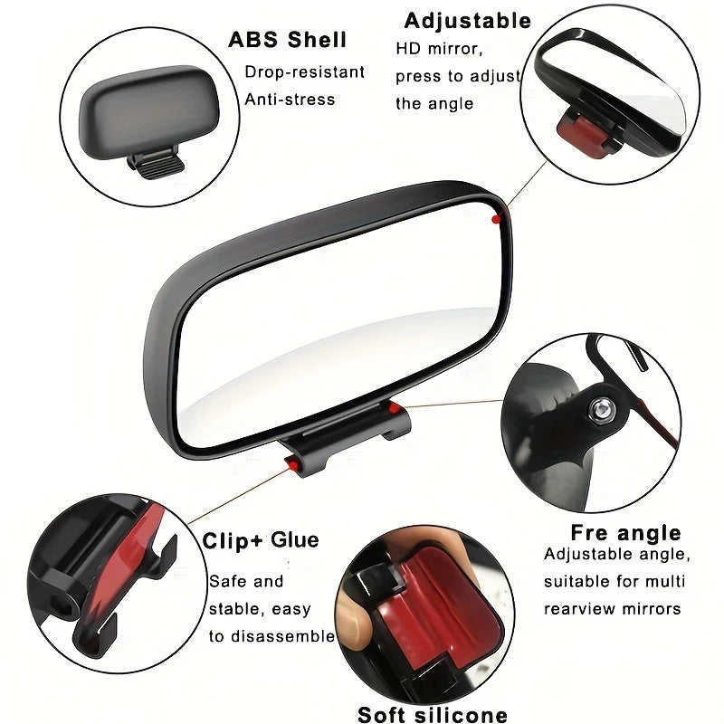 1-Pack Front Blind Spot Mirror for Cars