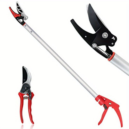 1-Pack Heavy-Duty 32" Long Reach Professional Gardening Shears