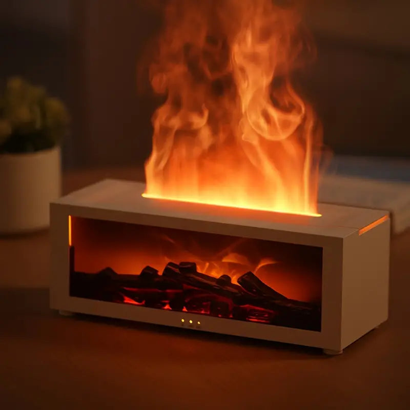 USB-Powered Simulated Flame Aroma Diffuser
