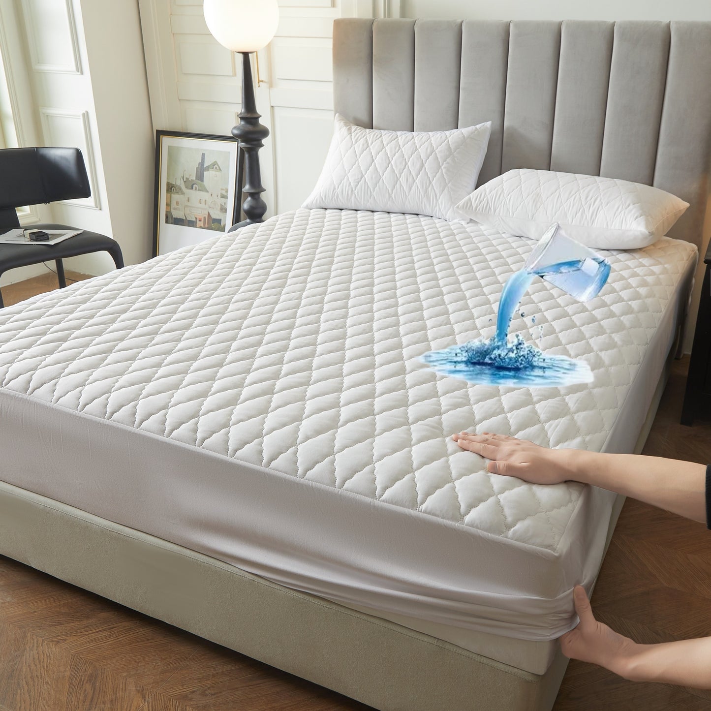 1 piece waterproof mattress cover