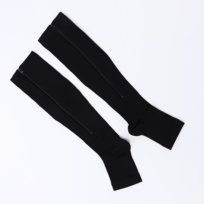 Women's Compression Socks with Open Toe Breathable Design