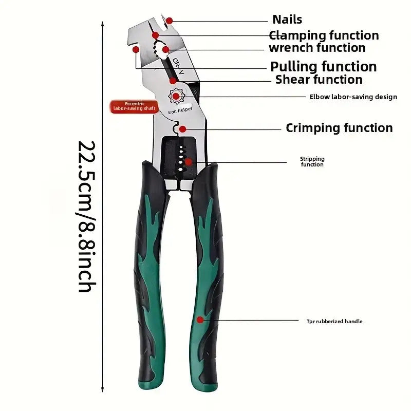 Versatile Vanadium Steel Pliers