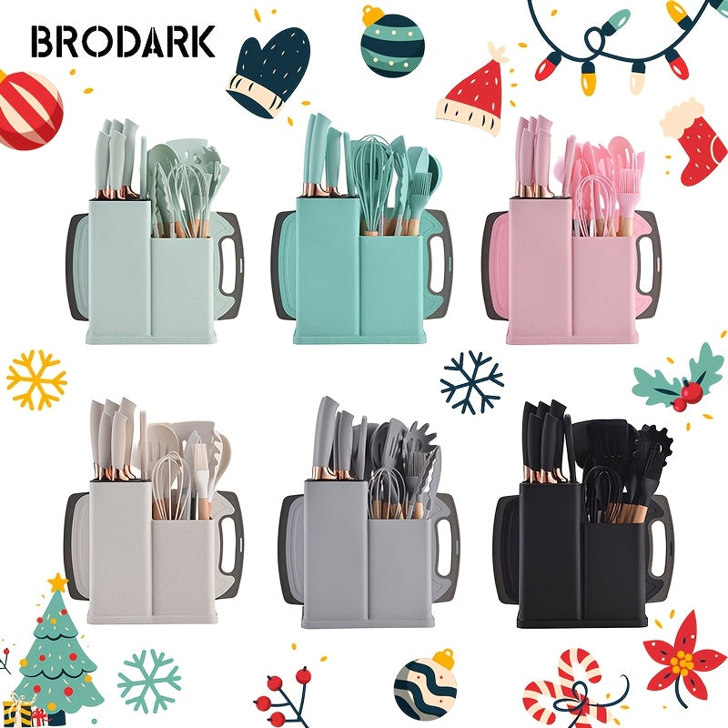 Bucket Silicone Kitchenware Set Of 19 Pieces