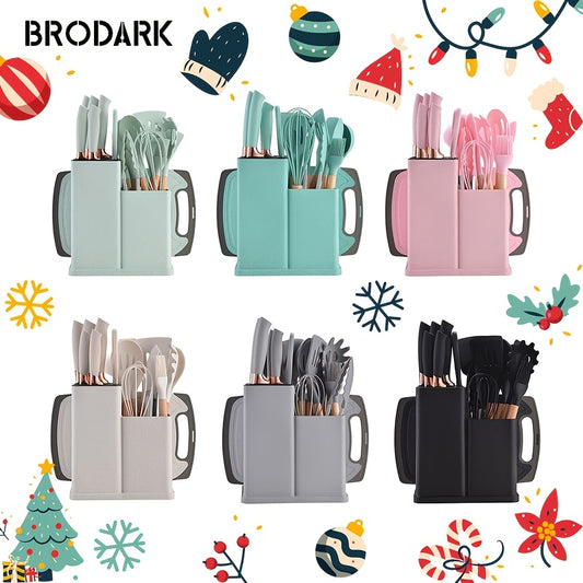 Bucket Silicone Kitchenware Set Of 19 Pieces